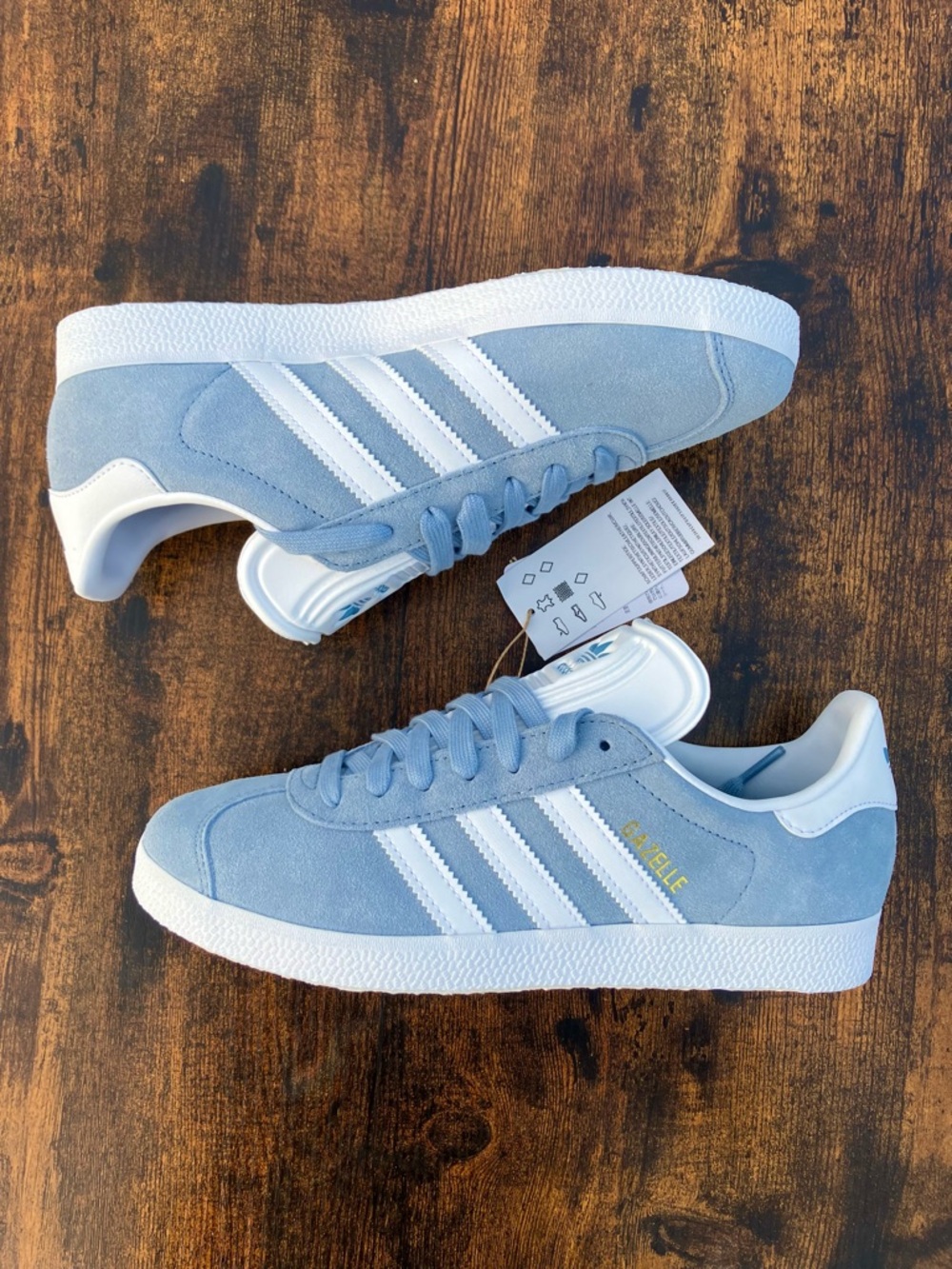 Adidas Gazelle ‘Tactile Blue White’ – Men’s Sz 7, Woman’s Sz 9, NEW - Picture 2 of 9